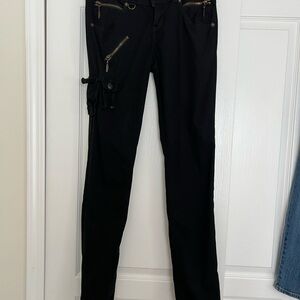 Guess Black Women's Jeans with Zipper Details